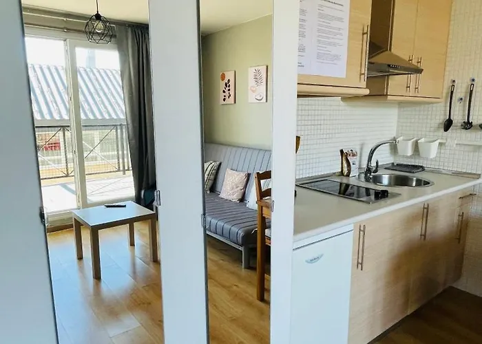 House Star Estudio Con Terraza Y Parking Gratis Daire